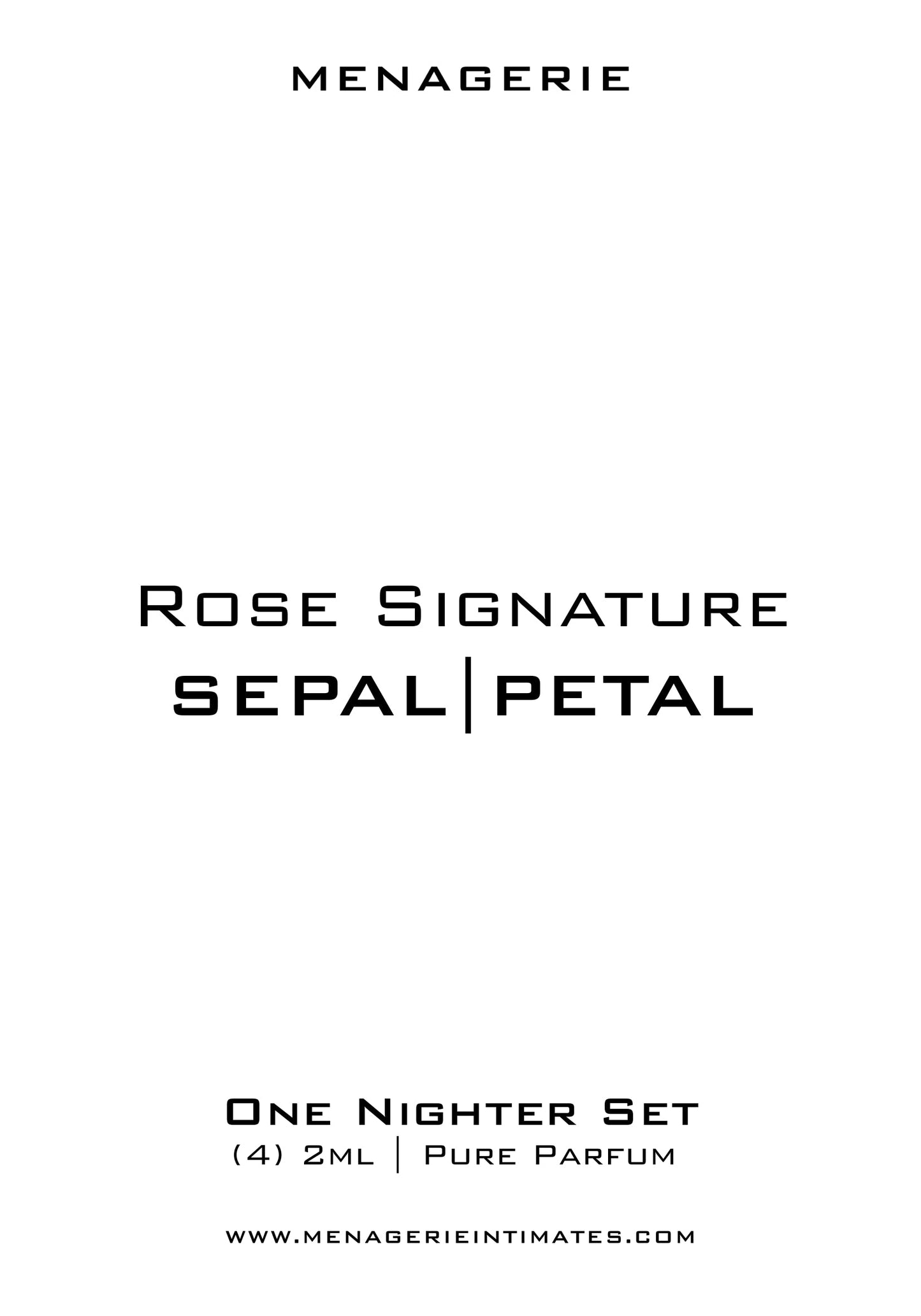 Rose Signature | One Nighter Set | SEPAL+PETAL - MENAGERIE Intimates MENS Lingerie