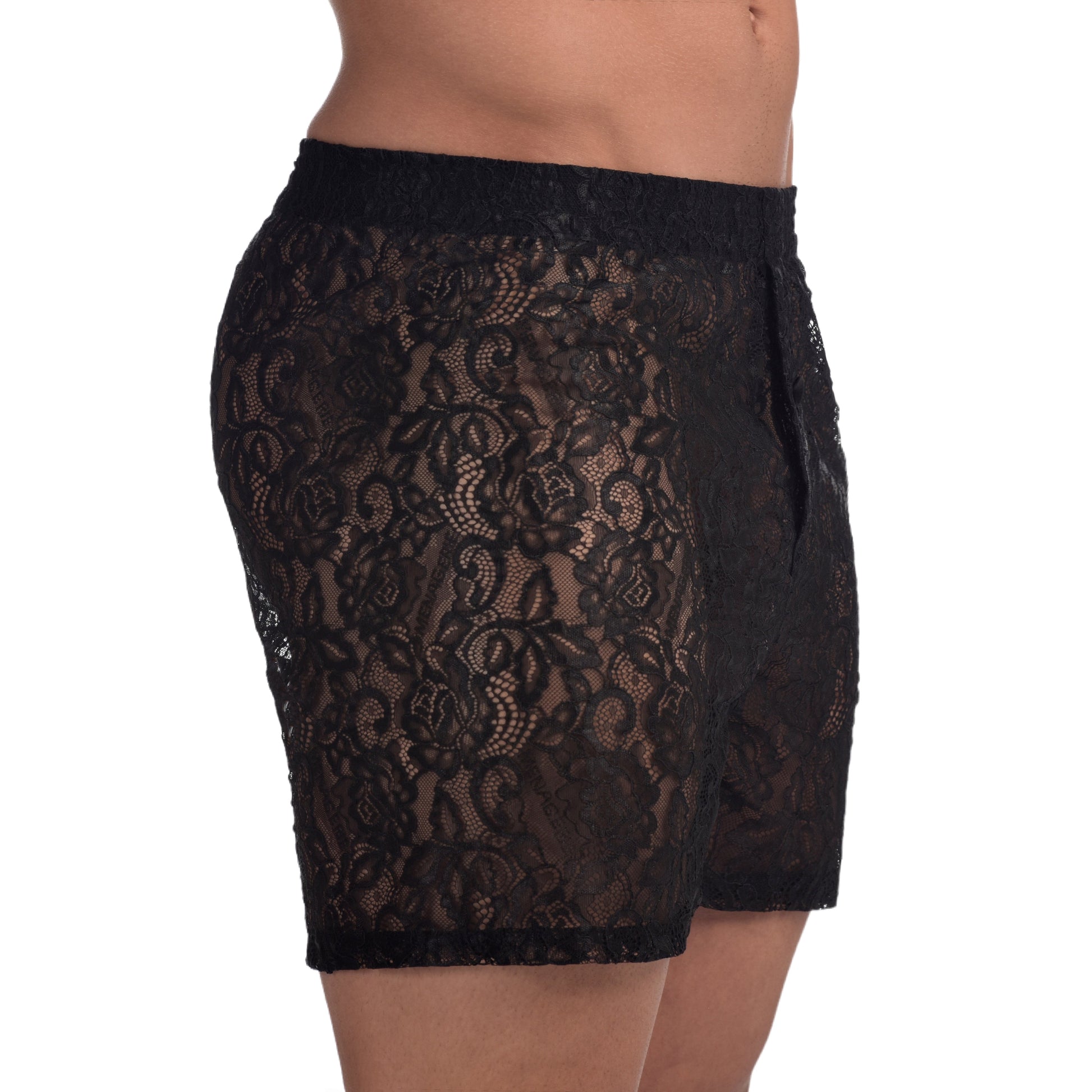 BOXER SHORT in LACE - MENAGERIE Intimates MENS Lingerie