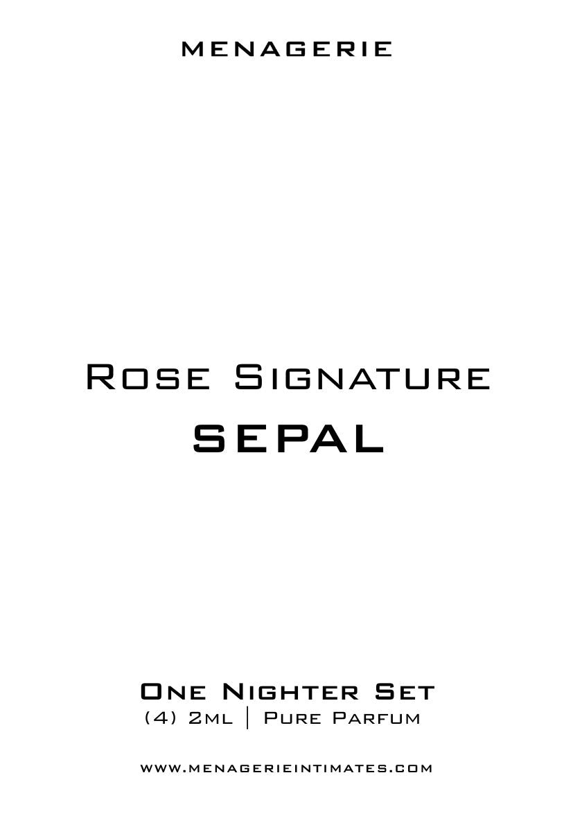 Rose Signature | ONE NIGHTER SET | SEPAL - MENAGERIE Intimates MENS Lingerie